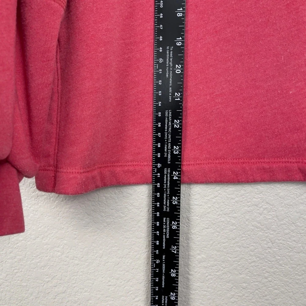 Xirena Gwen Sweatshirt Mock Neck Balloon Sleeve Small Red Moon Fleece Pullover - Picture 7 of 8